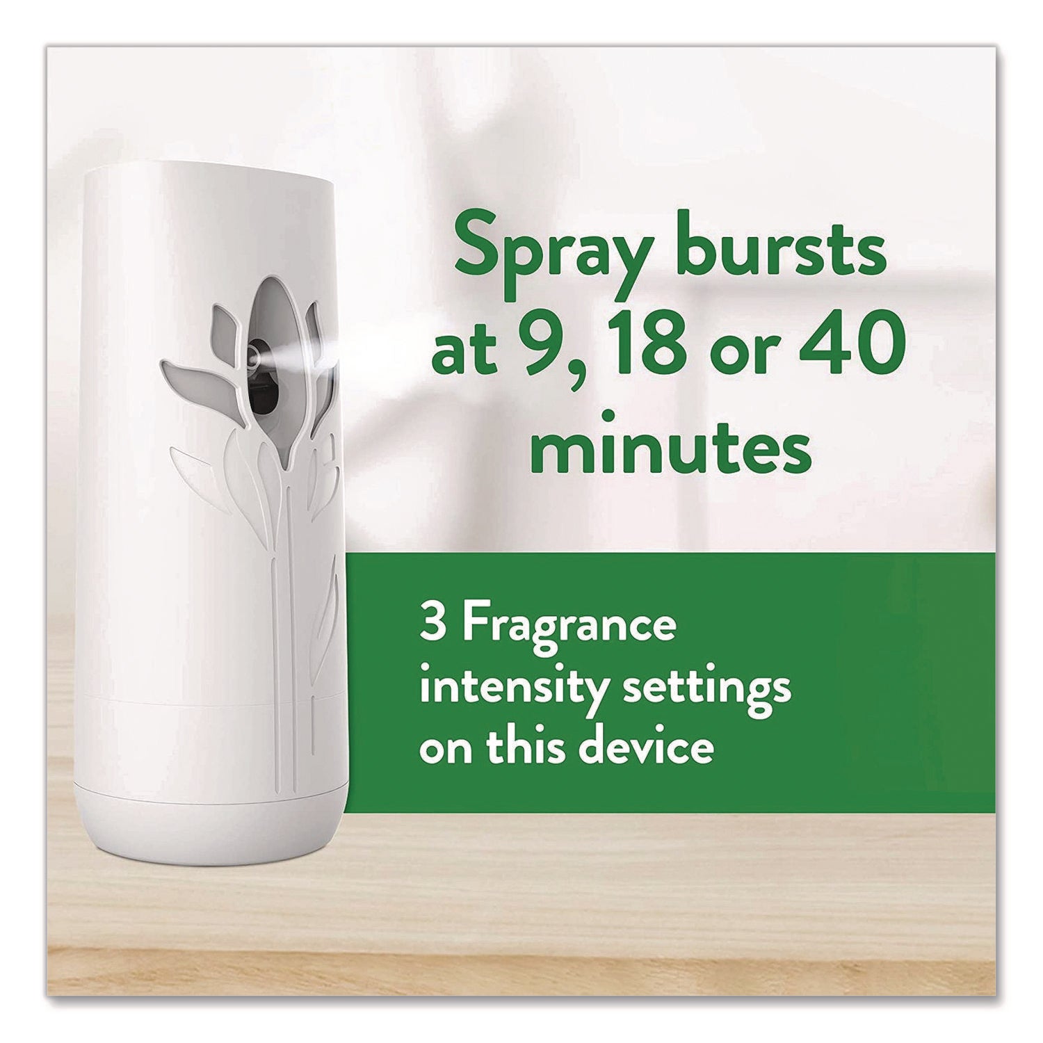 Freshmatic Ultra Automatic Starter Kit, Gadget/(2) 5.89 oz Fresh Linen Refills/AA Battery, 4 Kits/Carton