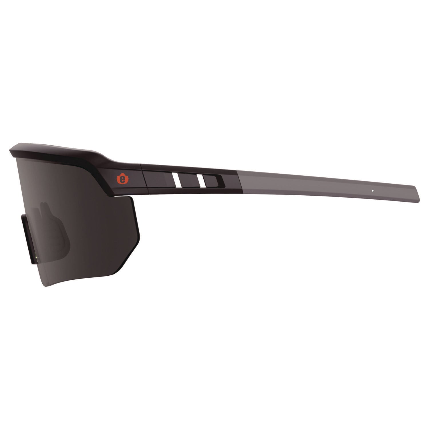 Ergodyne Skullerz AEGIR Polarized Anti-Fog Safety Glasses, Smoke Lens, Matte Black Frame, Anti-scratch, Lightweight, Non-slip, Impact Resistant, Vented, 1 Each
