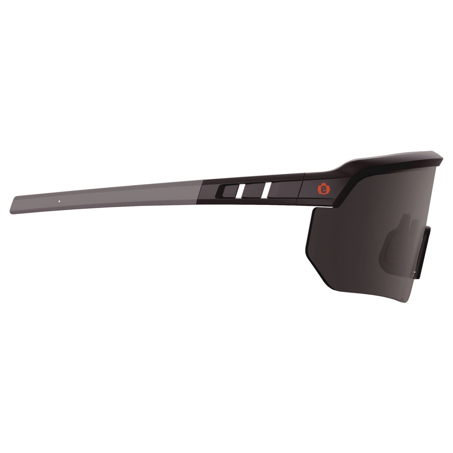 Ergodyne Skullerz AEGIR Polarized Anti-Fog Safety Glasses, Smoke Lens, Matte Black Frame, Anti-scratch, Lightweight, Non-slip, Impact Resistant, Vented, 1 Each