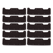 Skullerz 8953 Hard Shell Bump Cap Sweatband Replacement, Black, 10/Pack