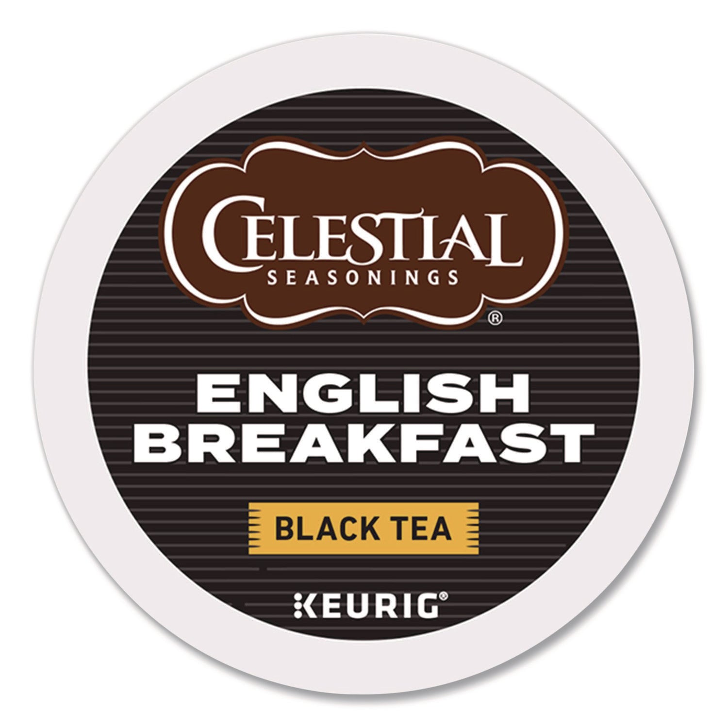 Celestial Seasonings&reg; English Breakfast Black Tea K-Cup - Compatible with Keurig Brewer - Black Tea - 24 / Box