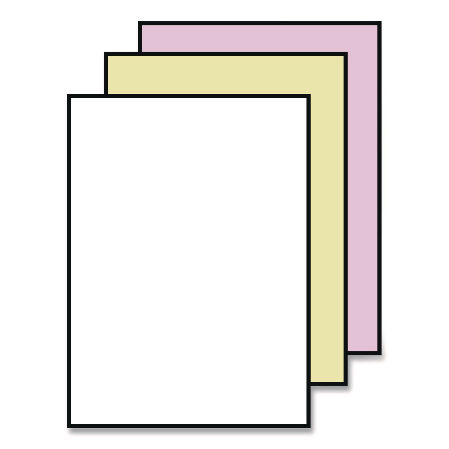 Nekoosa Fast Pack Digital Carbonless Paper - 92 Brightness - Letter - 8 1/2" x 11" - Sustainable Forestry Initiative (SFI) - Unpunched, Straight Sequence - White, Canary, Pink - 500 Sheets per Ream - 5 / Carton