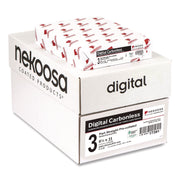 Nekoosa Fast Pack Digital Carbonless Paper - 92 Brightness - Letter - 8 1/2" x 11" - Sustainable Forestry Initiative (SFI) - Unpunched, Straight Sequence - White, Canary, Pink - 500 Sheets per Ream - 5 / Carton