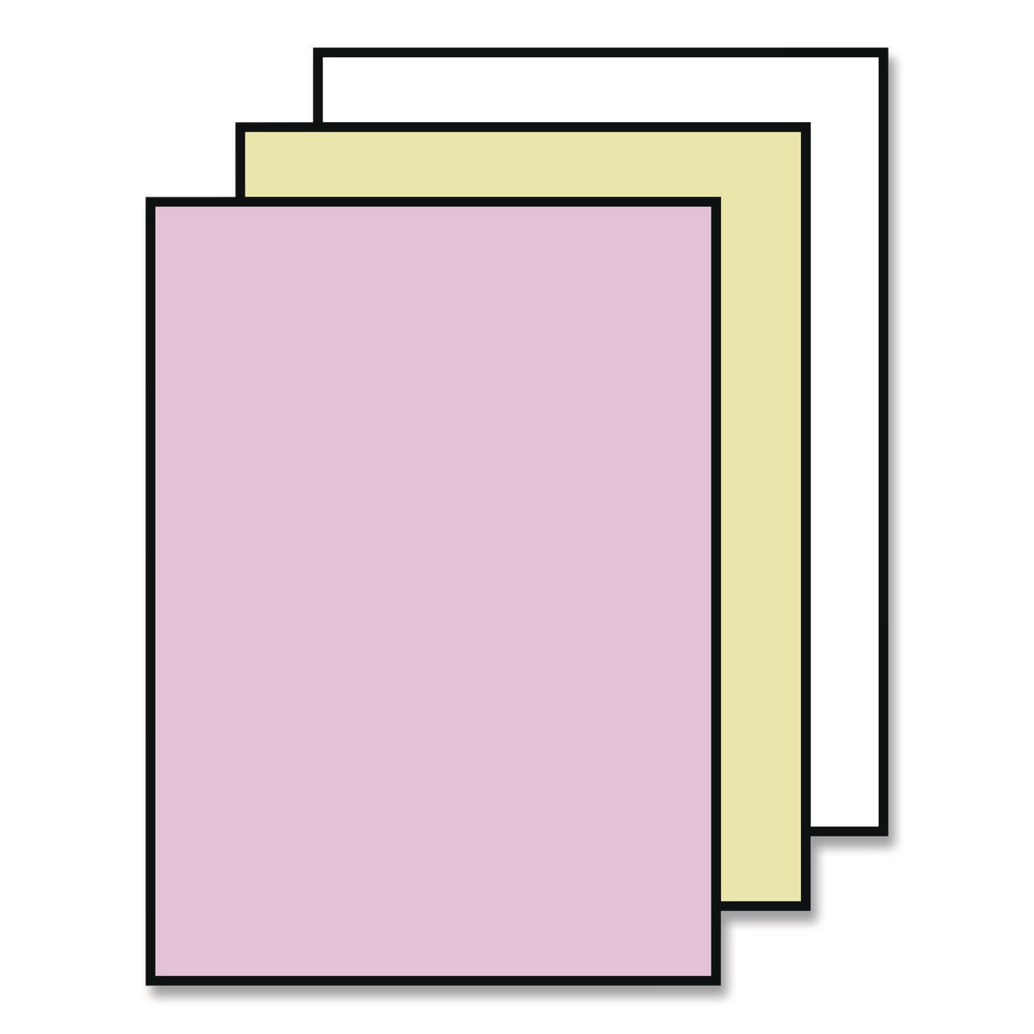 Nekoosa Fast Pack Digital Carbonless Paper - 92 Brightness - Letter - 8 1/2" x 11" - Sustainable Forestry Initiative (SFI) - Unpunched, Reverse Sequence, Precollated - White, Canary, Pink - 500 Sheets per Ream - 1 Carton