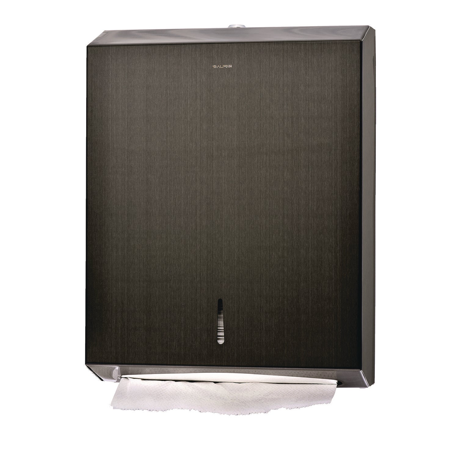 Vertical C-Fold/Multi-Fold Paper Towel Dispenser, 14.5 x 4 x 11.2, Antique Nickel