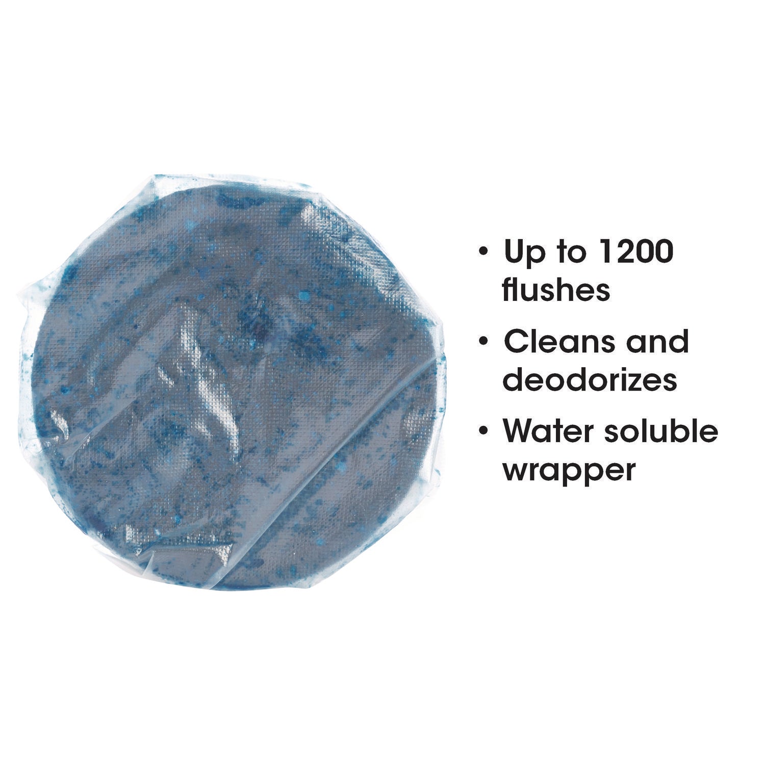 Drop-In Tank Non-Para Cleaner Block, Unscented, Blue, 24/box, 3 Boxes/carton