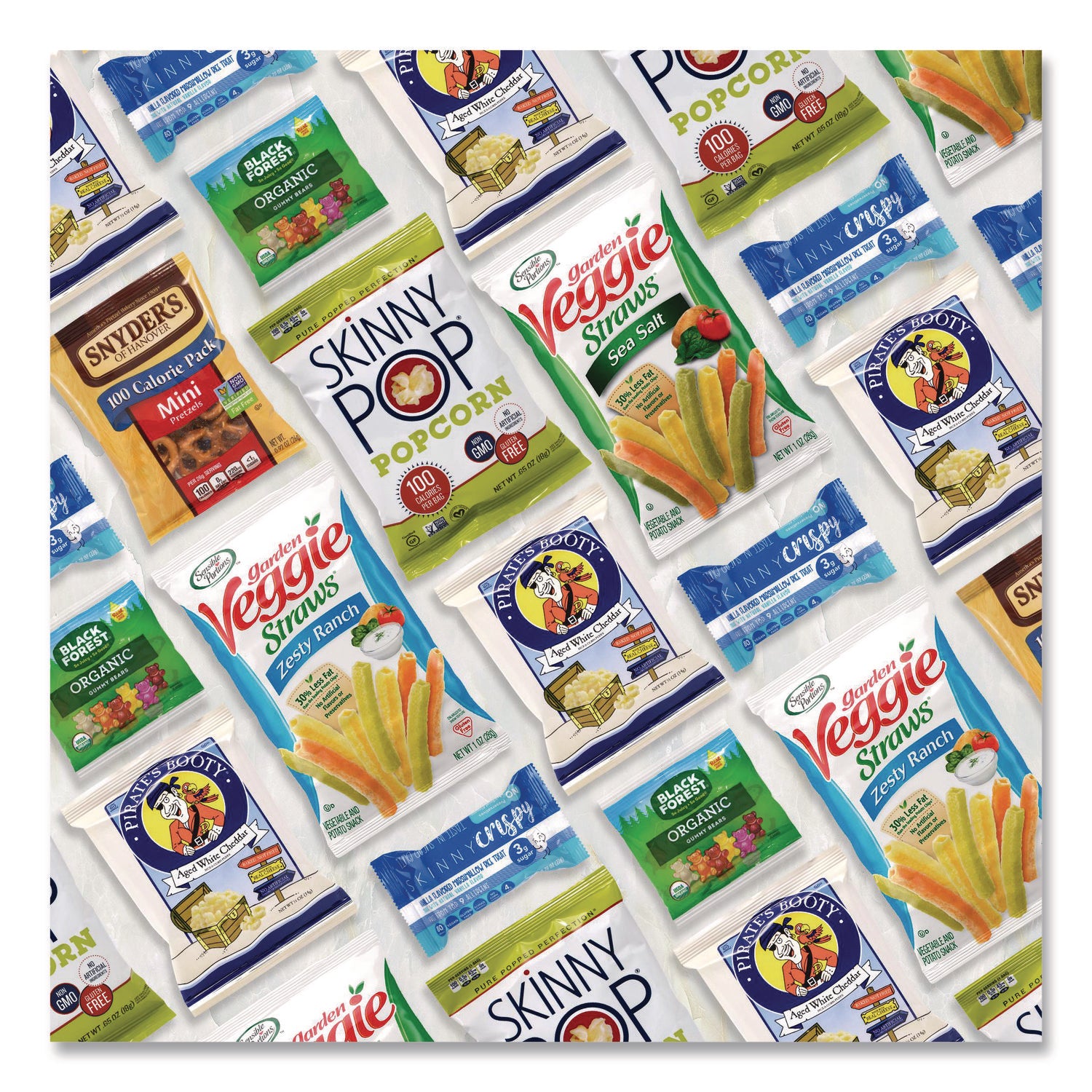 Healthy Snack Box, 37 Assorted Snacks/Box