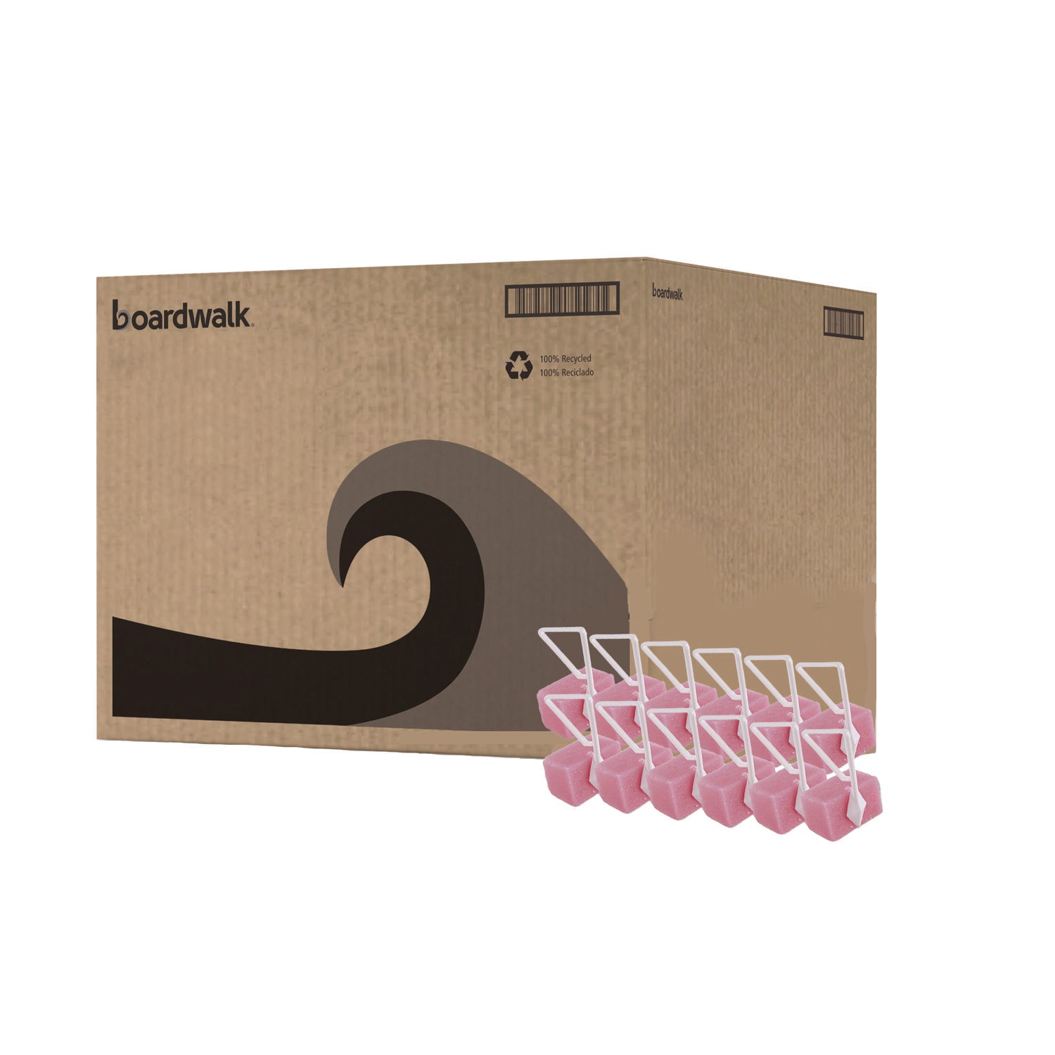 Para Toilet Bowl Deodorizer Block, Cherry Scent, 4 oz, Pink, 12/Box