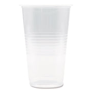 Translucent Plastic Cold Cups, 20 oz, Clear, 50/Pack