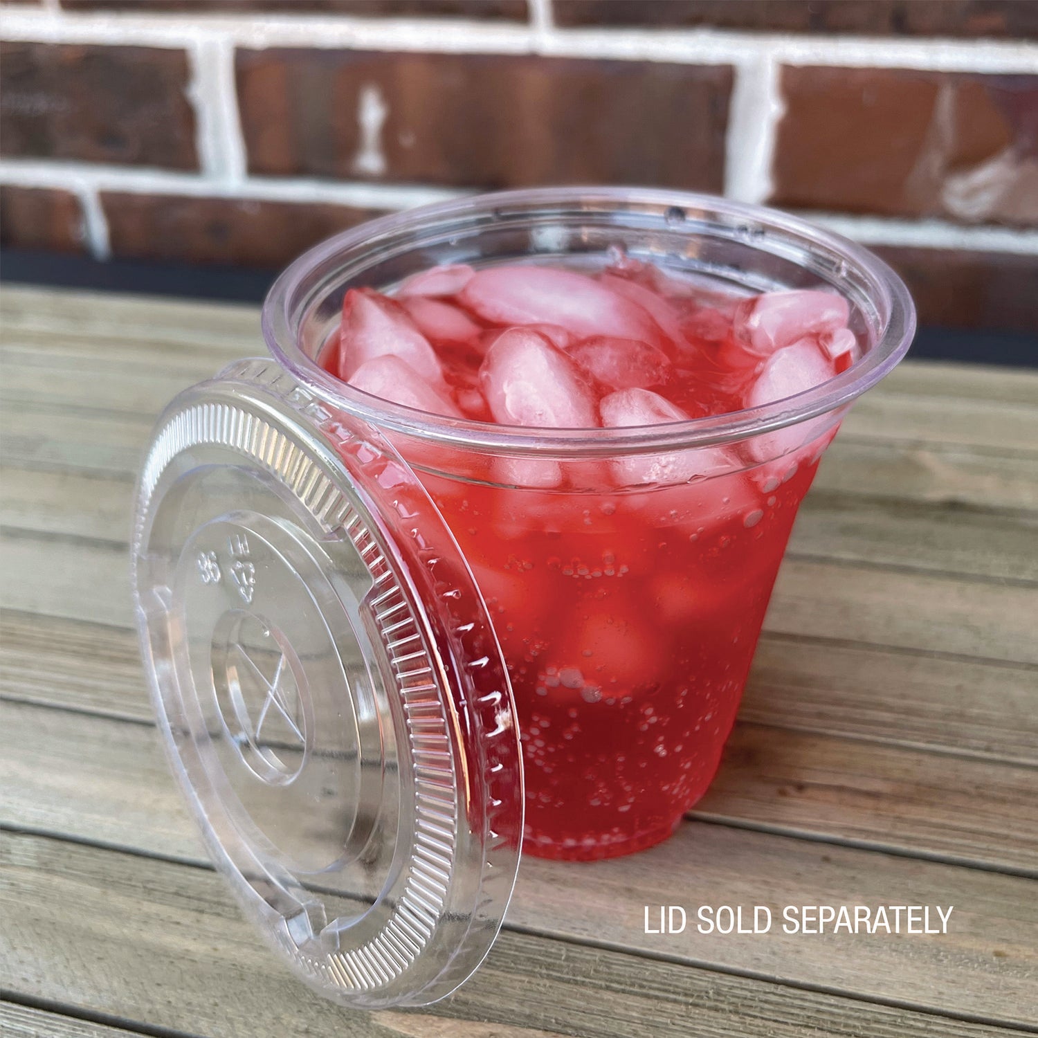 Clear Plastic Cold Cups, Squat, 9 oz, 1,000/Carton