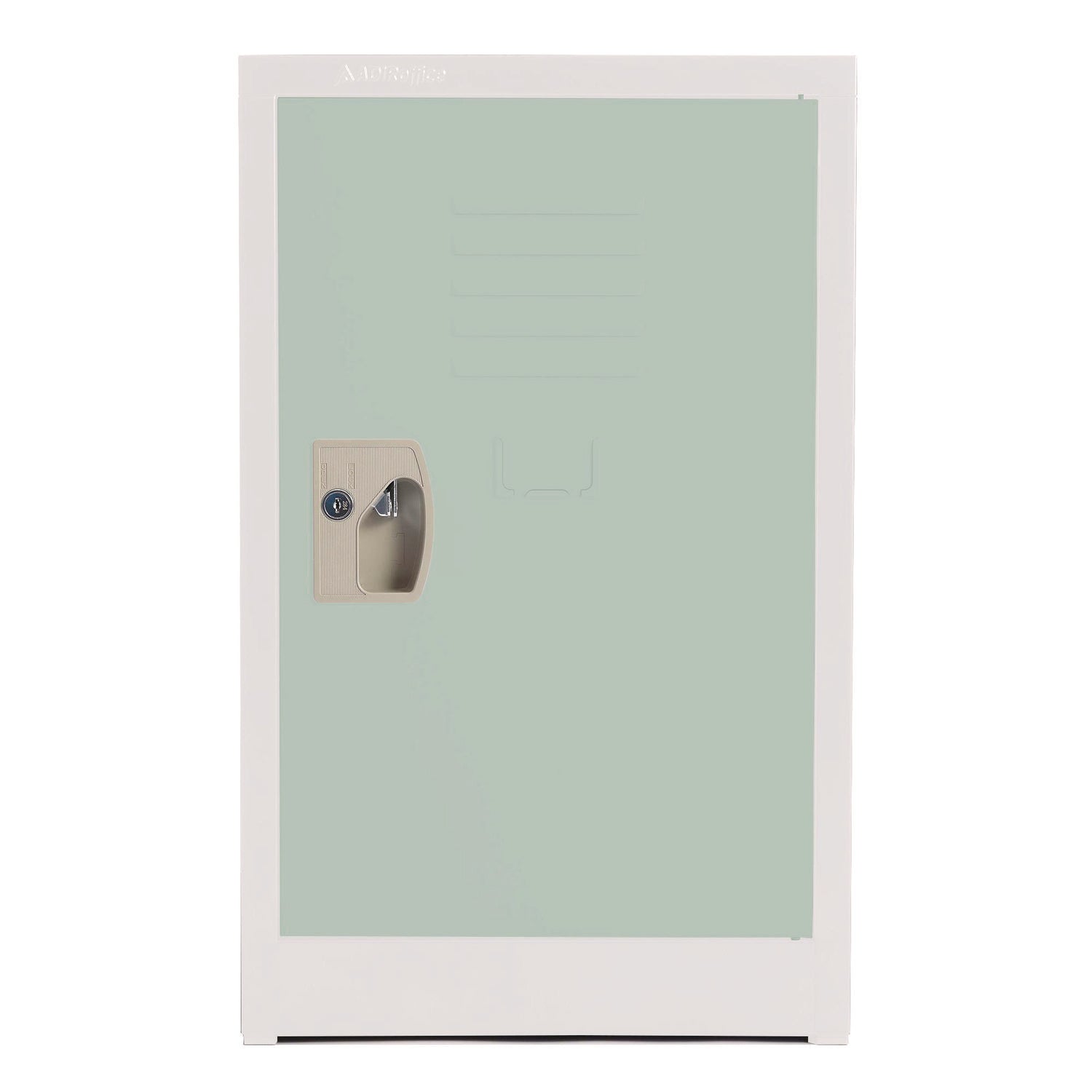 Steel Storage Locker, 1 Compartment, 15 x 15 x 24, Misty Green
