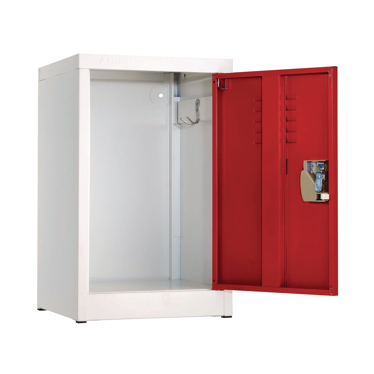 Steel Storage Locker, 1 Compartment, 15 x 15 x 24, Red