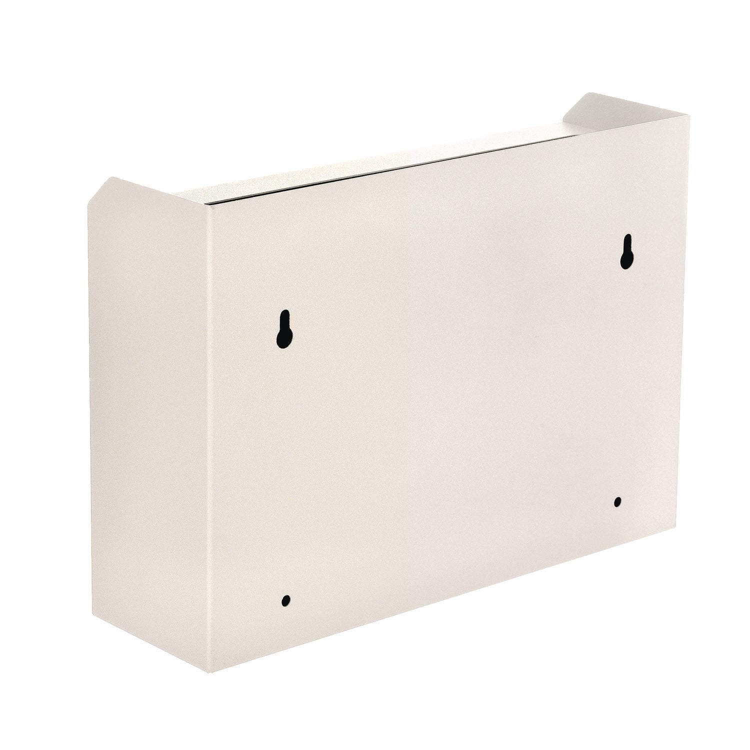 Medium Size Steel Multi-Purpose Secure Drop Box, 9.8 x 3.4 x 7.5, White