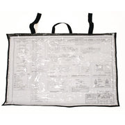 Large Document Protection Blueprint Plan Holder, Holds ARCH D (24" x 36"), Clear