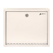 Large Size Steel Multi-Purpose Secure Drop Box, 12 x 3 x 10, White