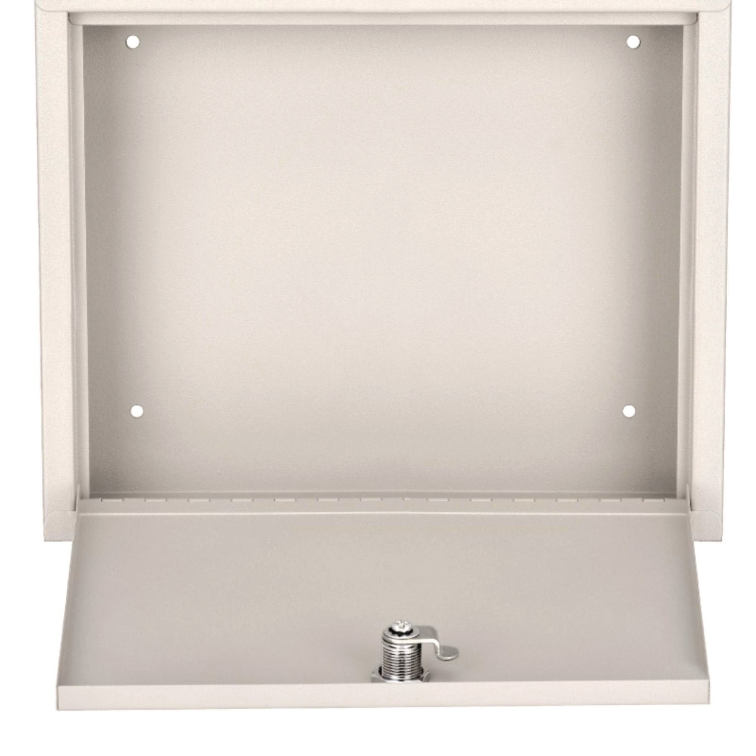 Large Size Steel Multi-Purpose Secure Drop Box, 12 x 3 x 10, White