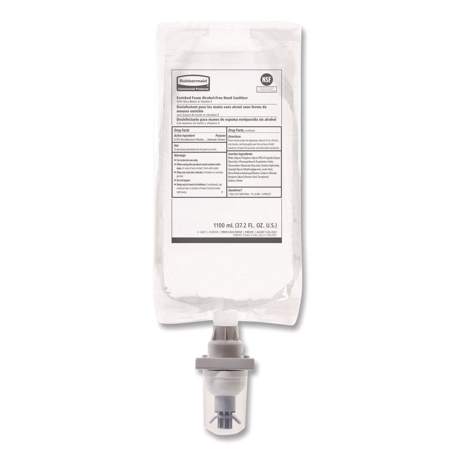 1.16 quart - Hand - White - Hygienic, Disposable - 4 / Carton