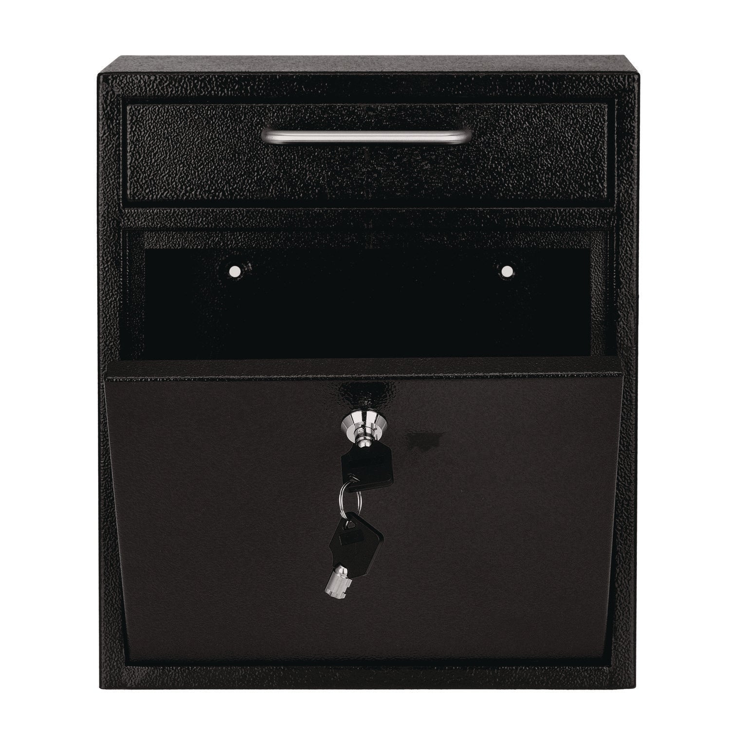 Medium Ultimate Wall Mounted Mail Box, 10.4 x 4.5 x 12, Black