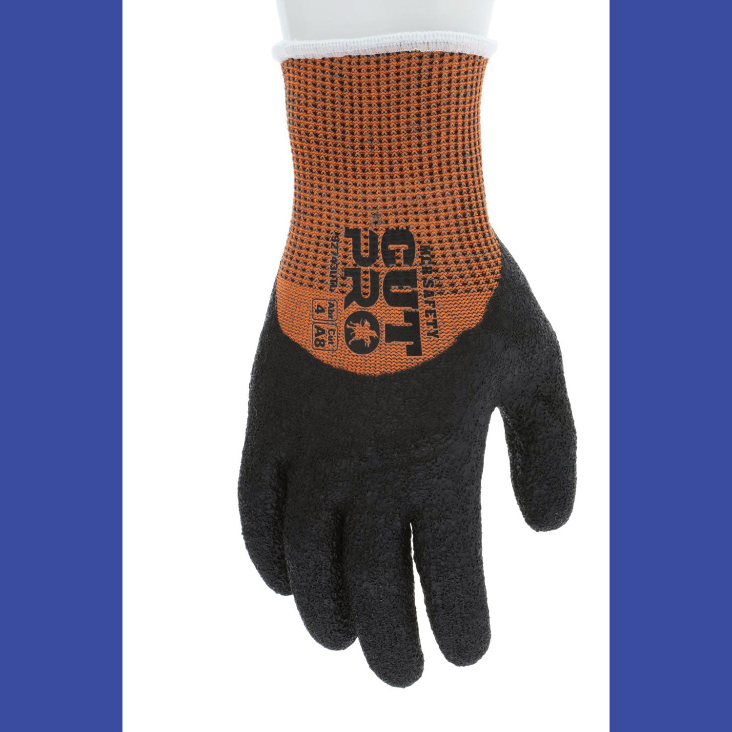 Cut Pro 92743LT Gloves, X-Large, Black/Orange, Dozen