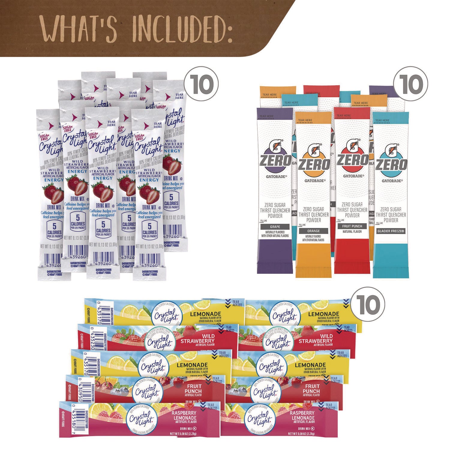Assorted - 50 / Carton
