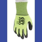 Cut Pro 9277PU Gloves, Large, Black/Lime, Dozen