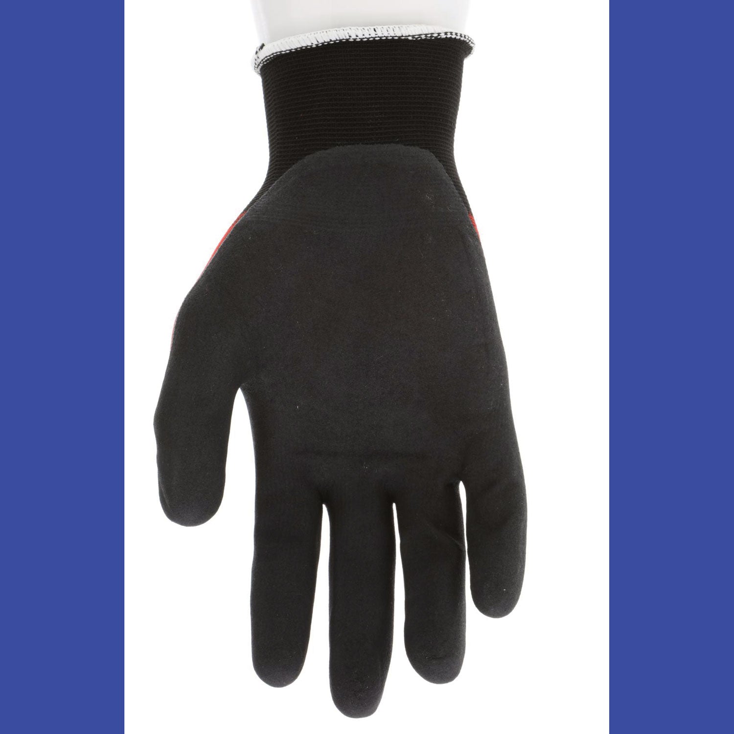 Ninja BNF N96970 Gloves, Medium, Black/Red, Dozen