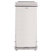 Defenders Heavy-Duty Steel Step Can, 6.5 gal, Stainless Steel