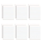 Glue Top Pads, Wide/legal Rule, 50 White 8.5 X 11 Sheets, Dozen