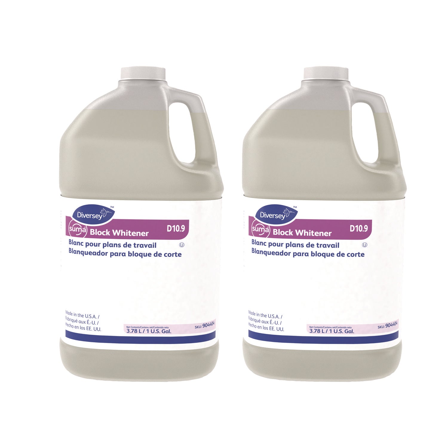 For Cutting Board, Plastic Surface - Ready-To-Use - Liquid - 128 fl oz (4 quart) - Chlorine Scent - Non-corrosive - Yellow - 1 Each