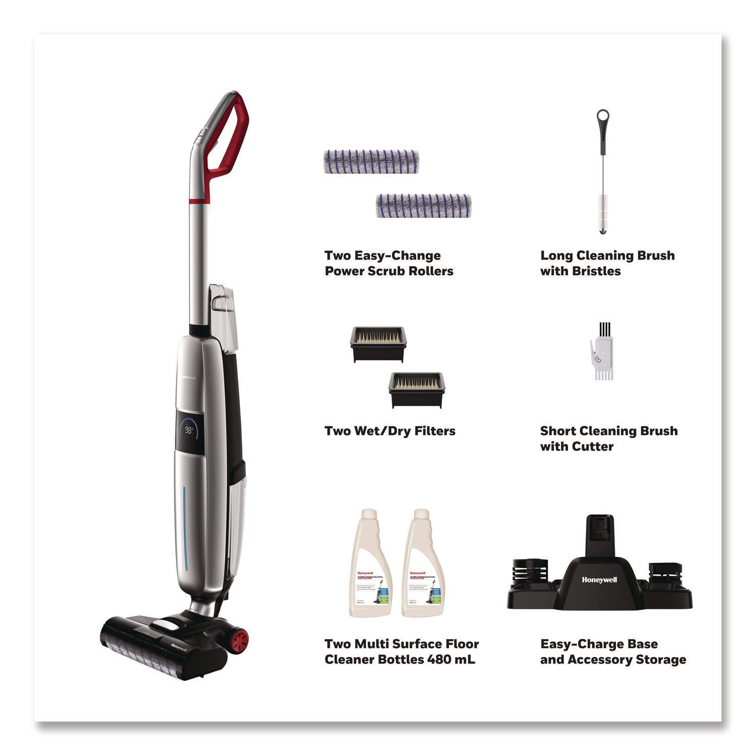 Ultamax Elite FC15 Cordless Floor Cleaner, 9" Cleaning Path, Graphite