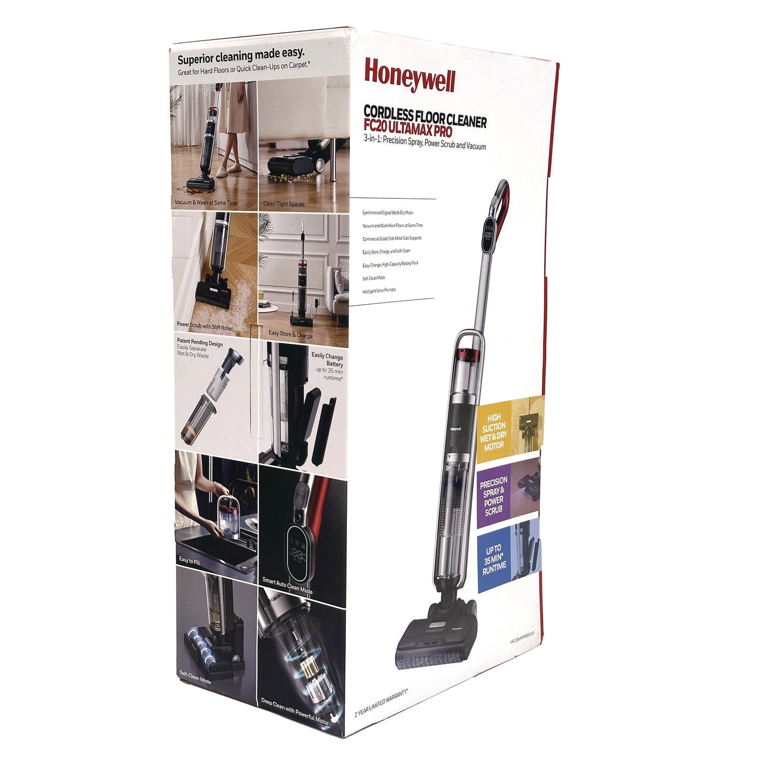Ultamax Elite FC20 Cordless Floor Cleaner, 13.5" Cleaning Path, Graphite