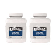 Beer Clean Glass Cleaner, Concentrate Powder, 64 oz (4 lb), White, 2/Carton, Residue-Free, Kosher, Odorless, Easy to Use, 9.45 pH