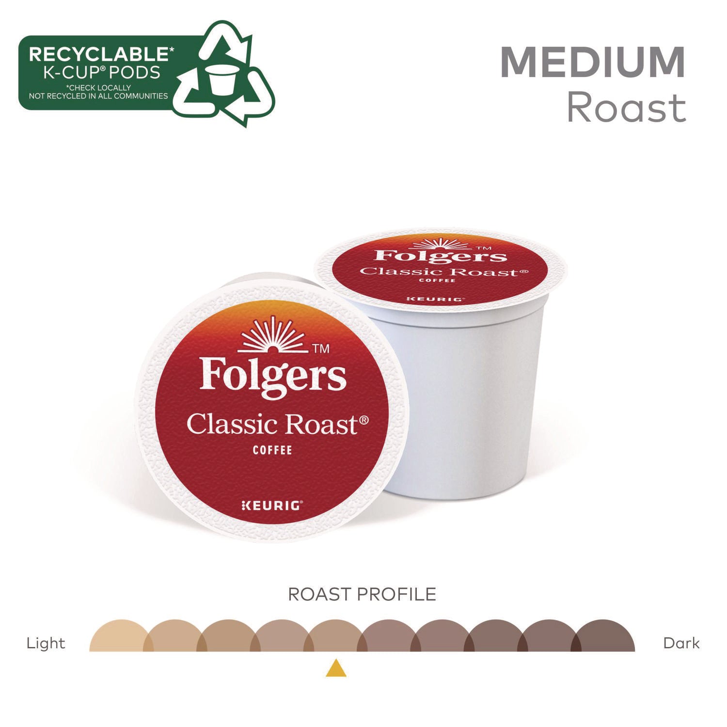 Gourmet Selections Classic Roast Coffee K-Cups, 24/box