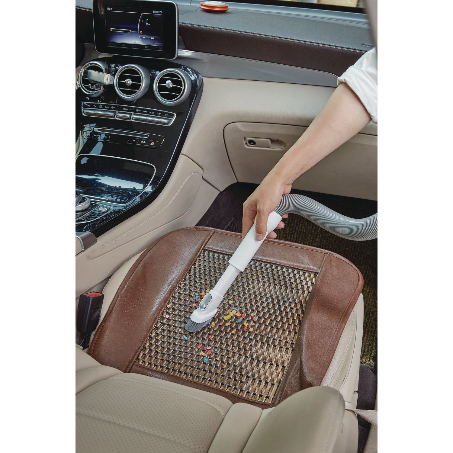 Aeromax Elite VC10 Cordless Vacuum, 8.7" Cleaning Path, White