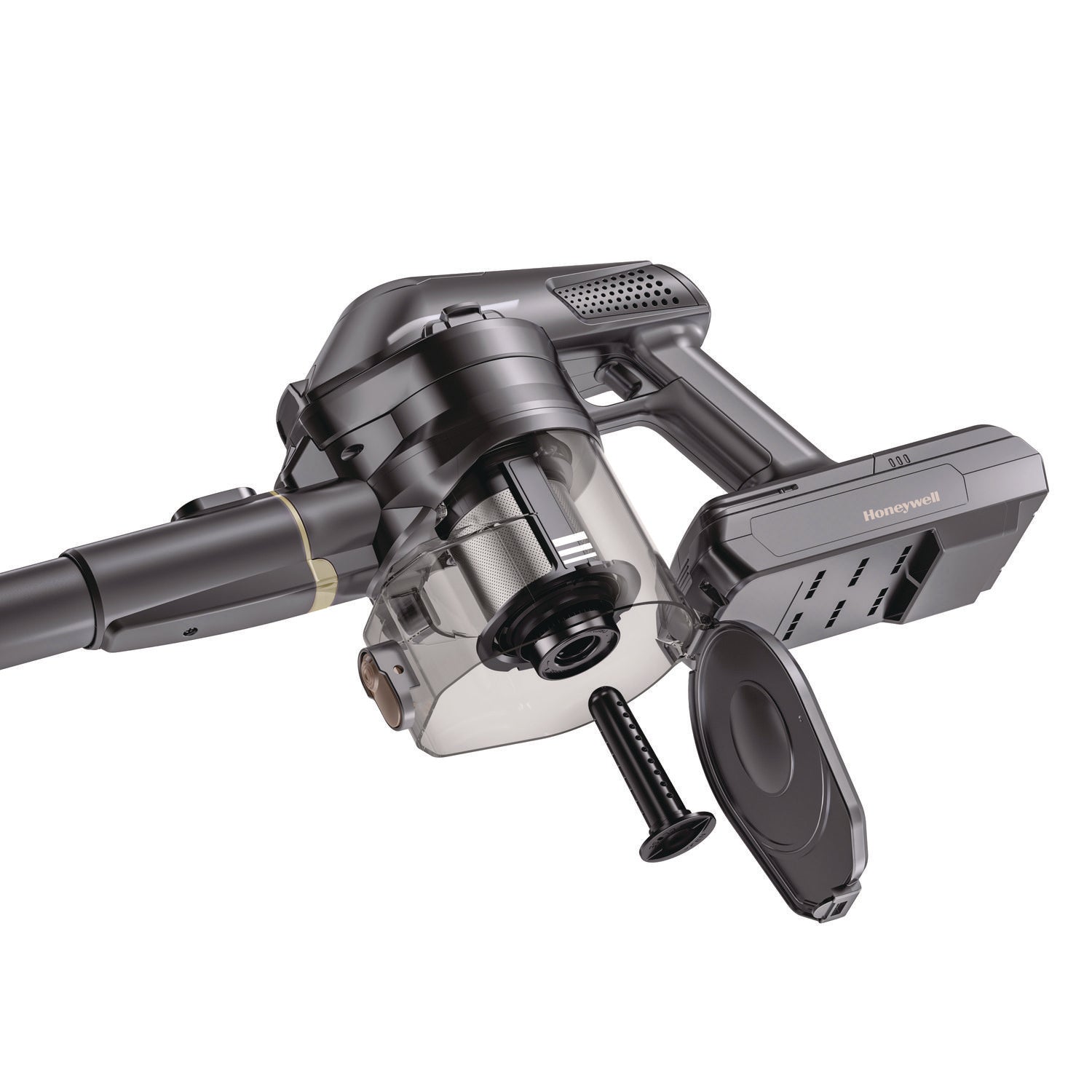 Aeromax Pro VC16 Cordless Vacuum, 8.5" Cleaning Path, Dark Silver