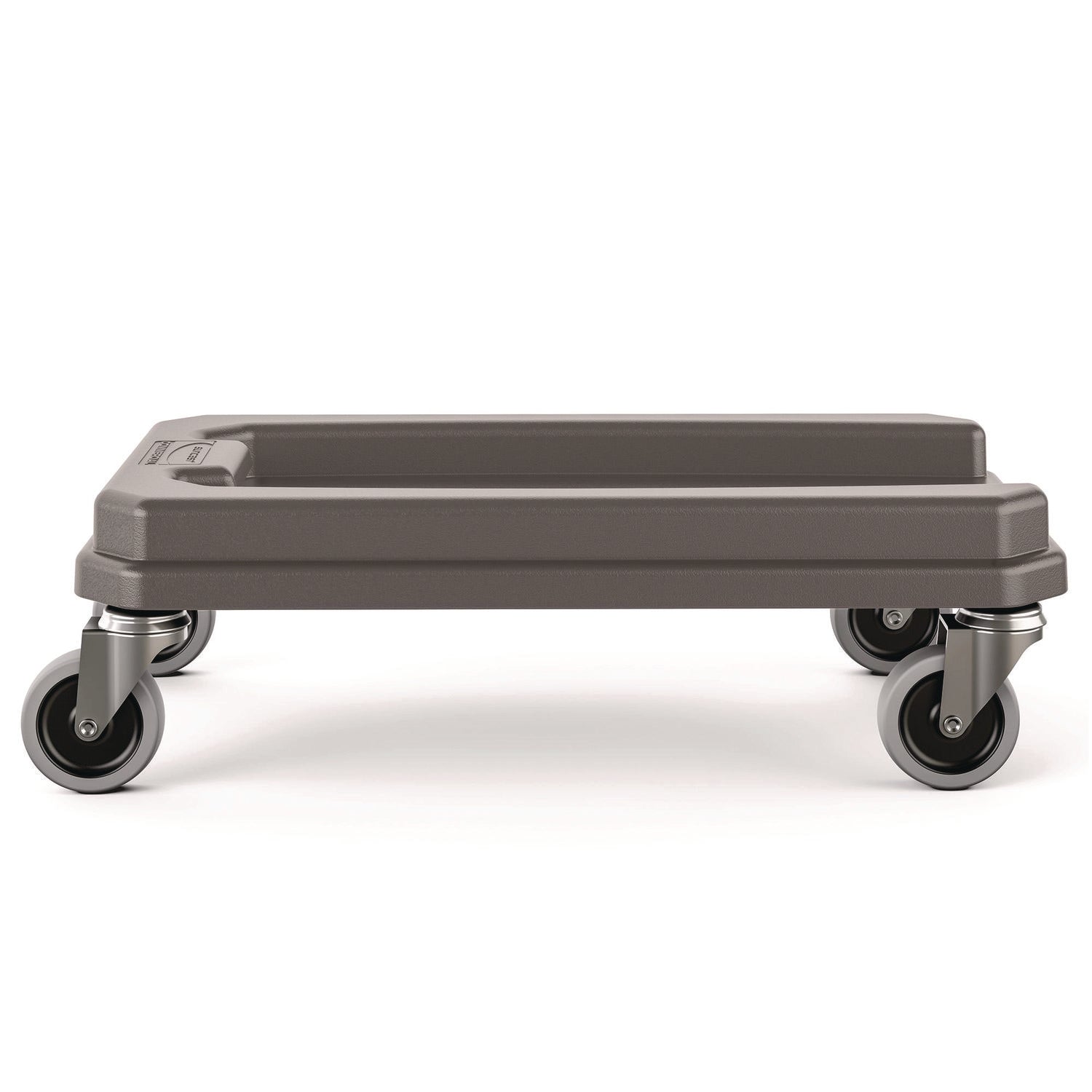 23 Gallon Resin Slim Trash Can Dolly, 11.88" x 20.78" x 6.18", Gray