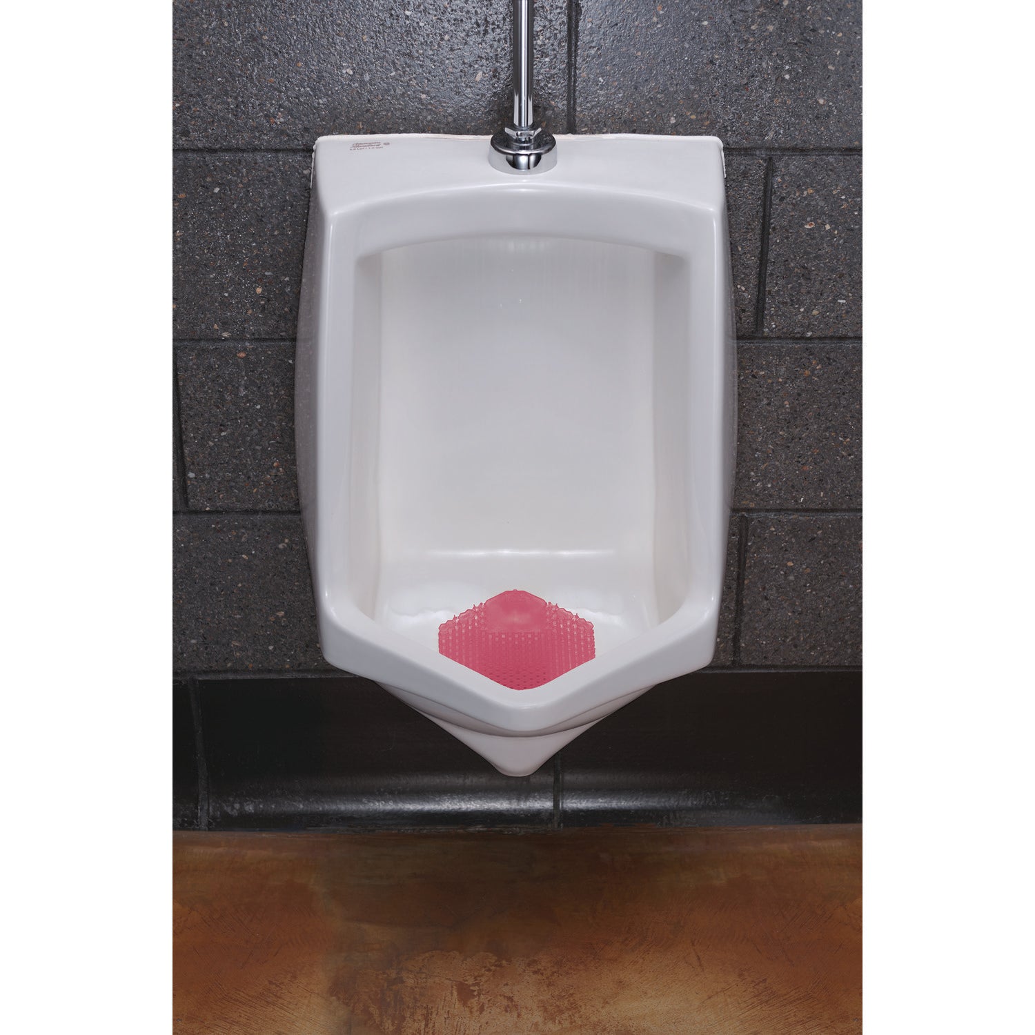 Fresh Products Wave 3D Urinal Screen - Lasts upto 30 Days - Splash Reducer, Odor Control - 10 / Pack - Red