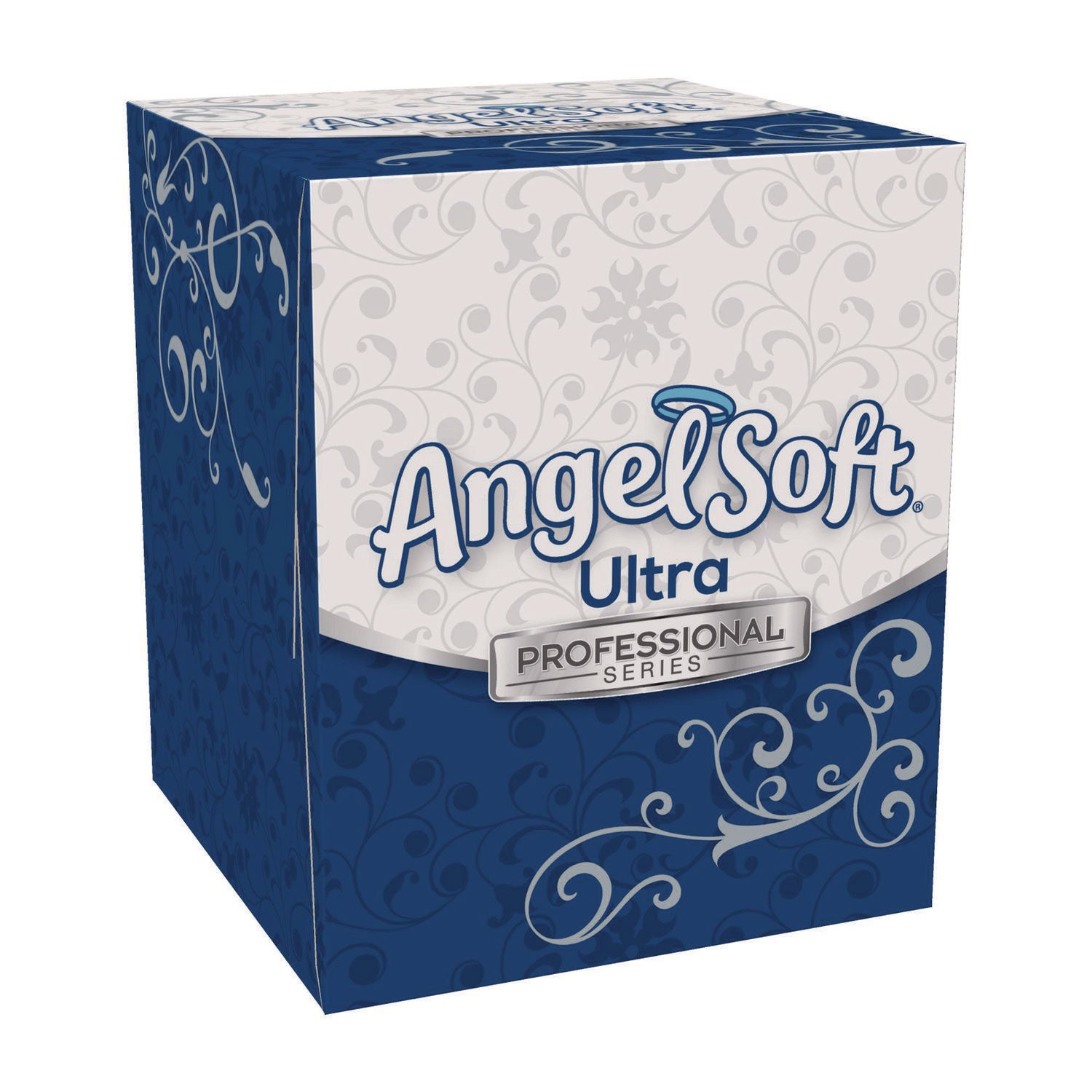 Angel Soft Professional Series Facial Tissue, 2-Ply, White, 96 Tissues/Box, 36 Boxes/Carton