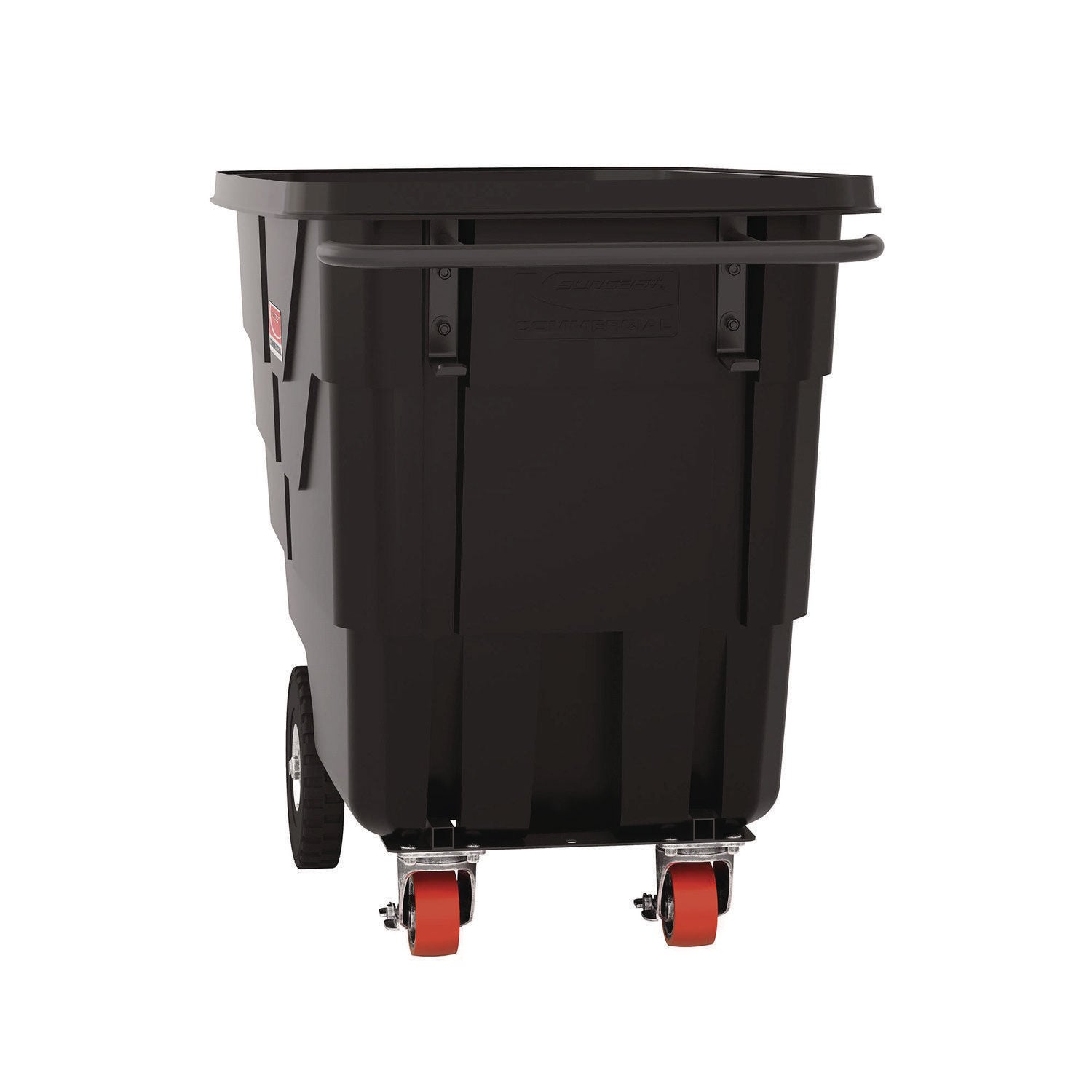 0.5 cu yd Light Duty Tilt Truck, 850 lb Capacity, Black