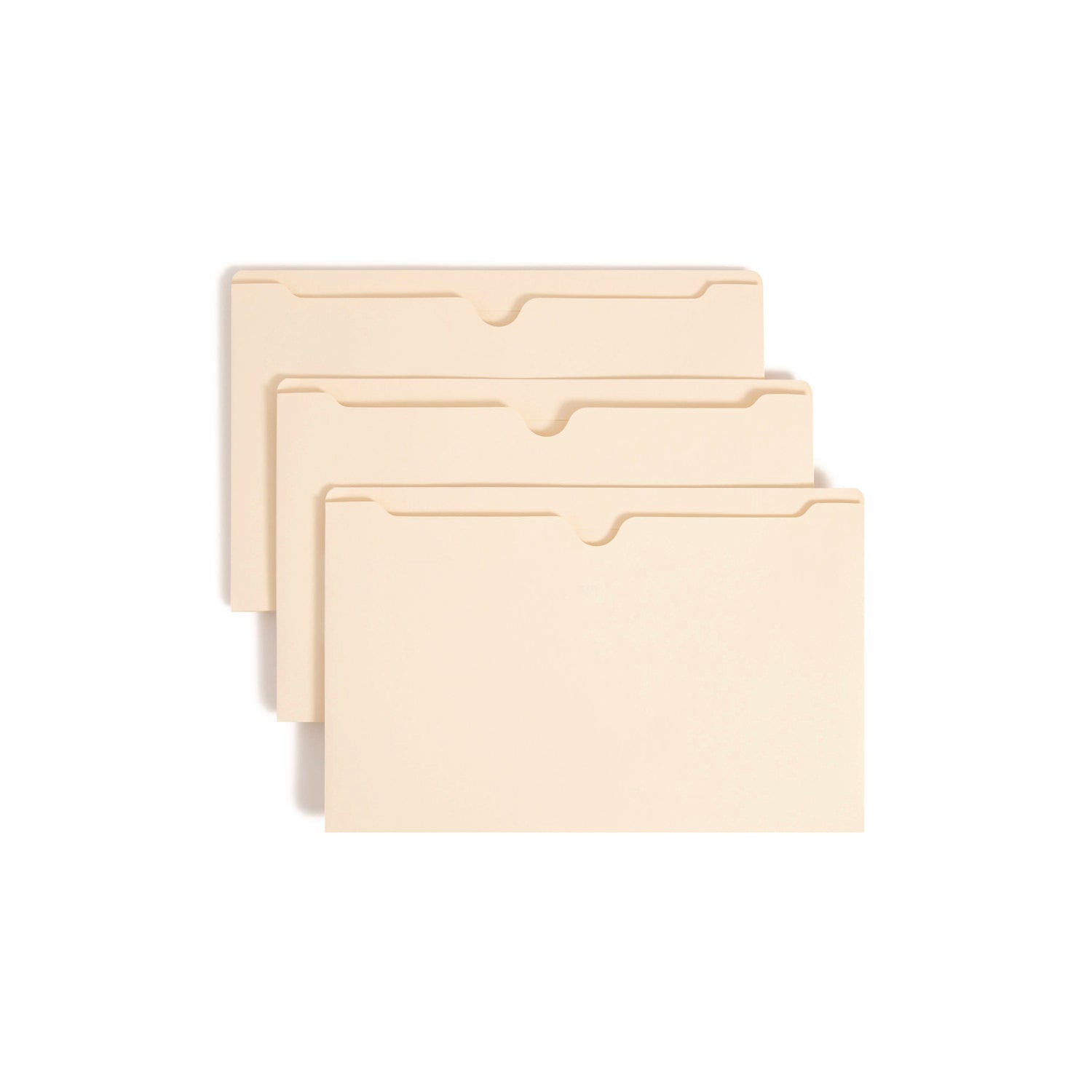 Smead Legal Recycled File Jacket - 8 1/2" x 14" - 2" Expansion - 11 pt. - 2 Plys - Manila - Reinforced, Slip Resistant - 10% Recycled - 50 / Box
