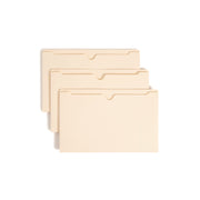 Smead Legal Recycled File Jacket - 8 1/2" x 14" - 2" Expansion - 11 pt. - 2 Plys - Manila - Reinforced, Slip Resistant - 10% Recycled - 50 / Box