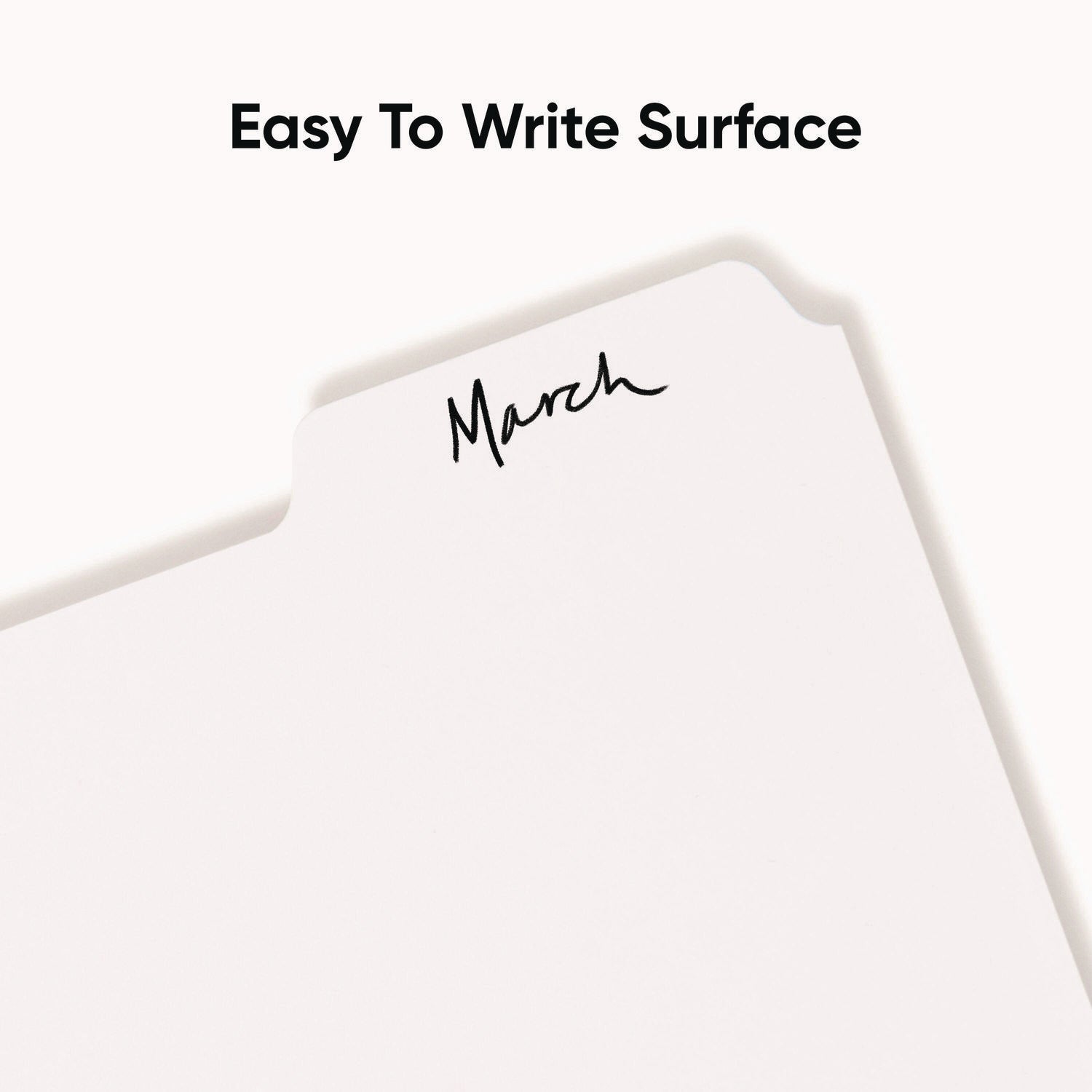 5 Tab(s)/Set - Letter - 8.50" Width x 11" Length - White Divider - 10% Recycled - 1 Box