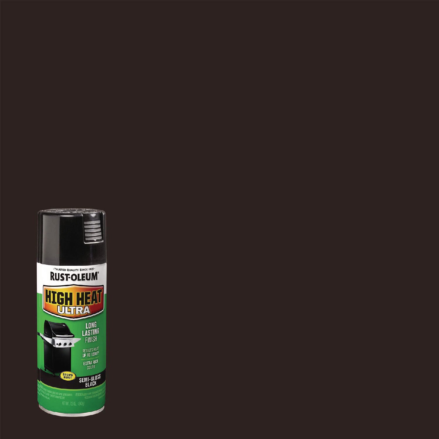 Semi-gloss - Black - 12 oz - 1 Each