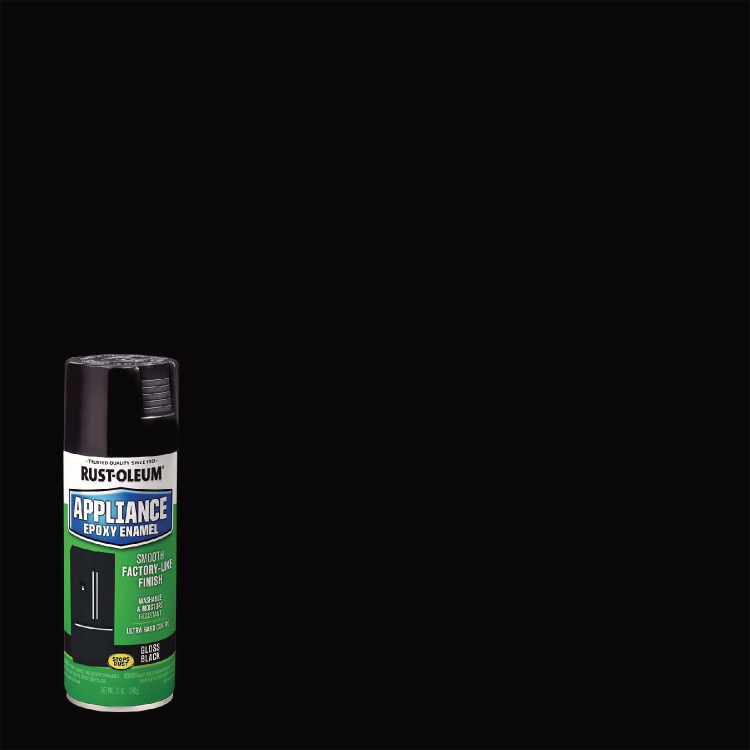 Specialty Appliance Epoxy Spray Paint, Gloss Black, 12 oz Aerosol Can