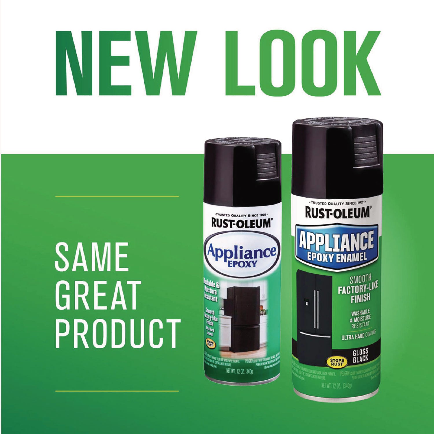 Specialty Appliance Epoxy Spray Paint, Gloss Black, 12 oz Aerosol Can