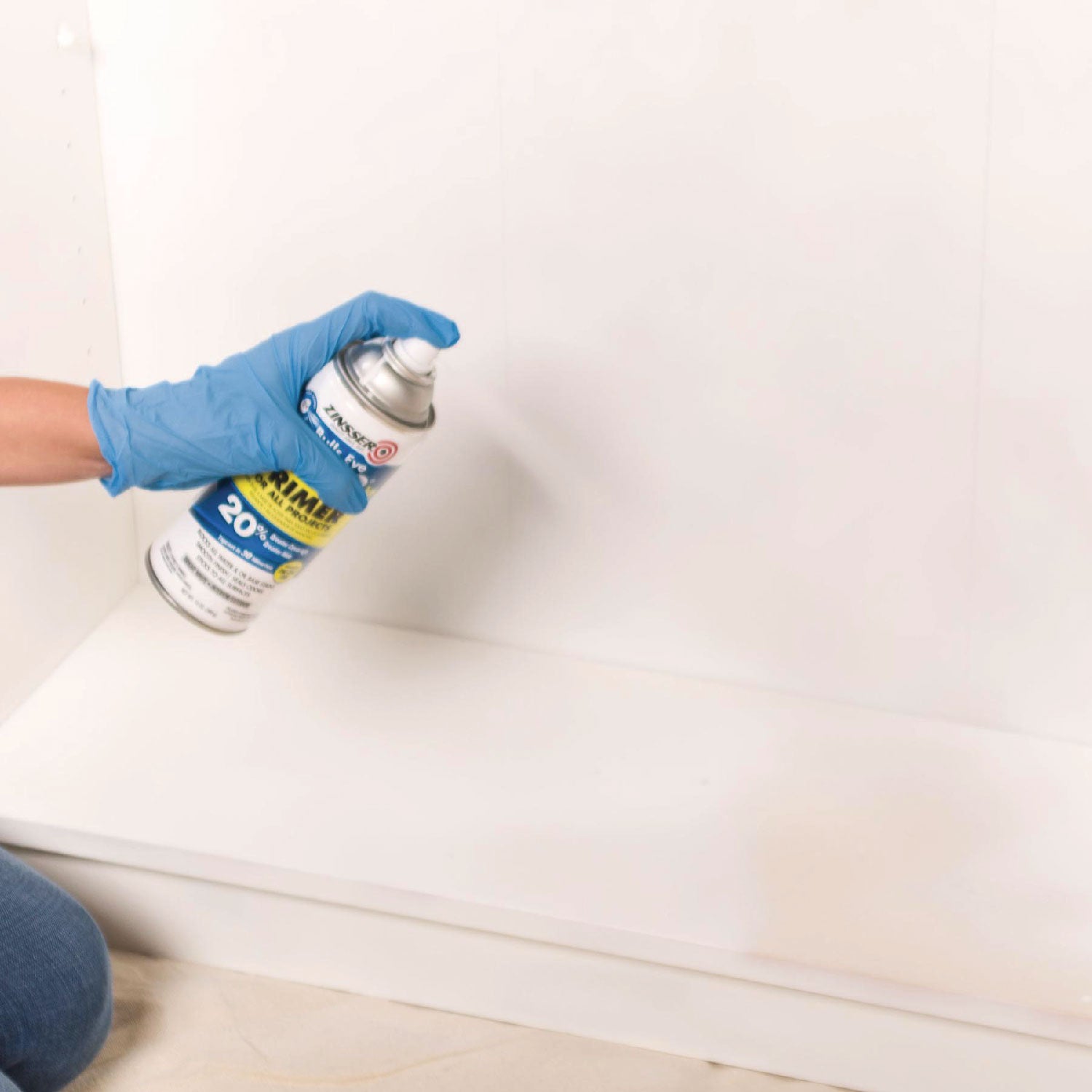 Rust-Oleum Bulls Eye 1-2-3 Water-Based Primer - White - 1 Each