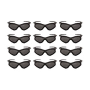 V30 Nemesis Foam Safety Glasses, Black Nylon Frame, Smoke Polycarbonate Lens, 12/Carton
