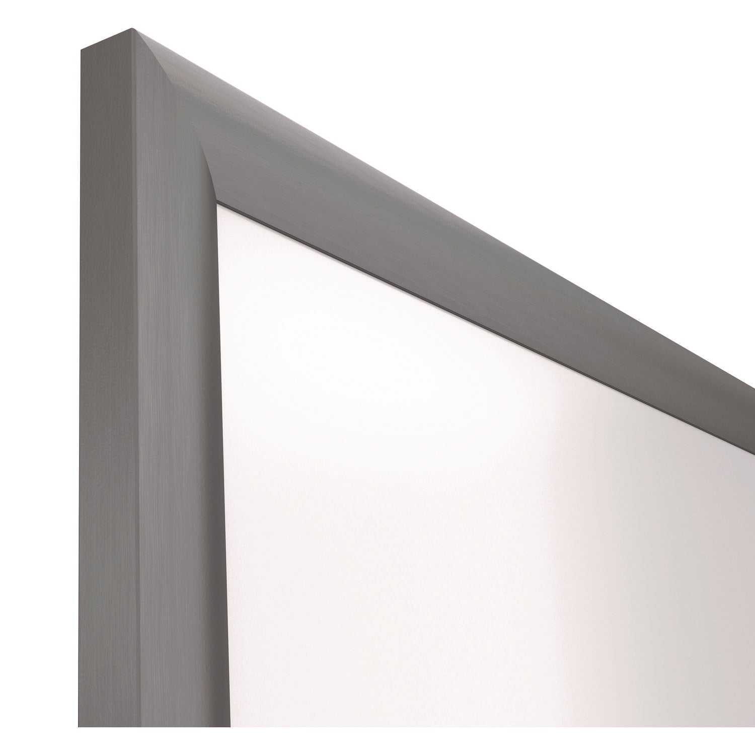 Magnetic Porcelain Dry Erase Board, 96" x 48", White Surface, Gray/Natural Aluminum Frame