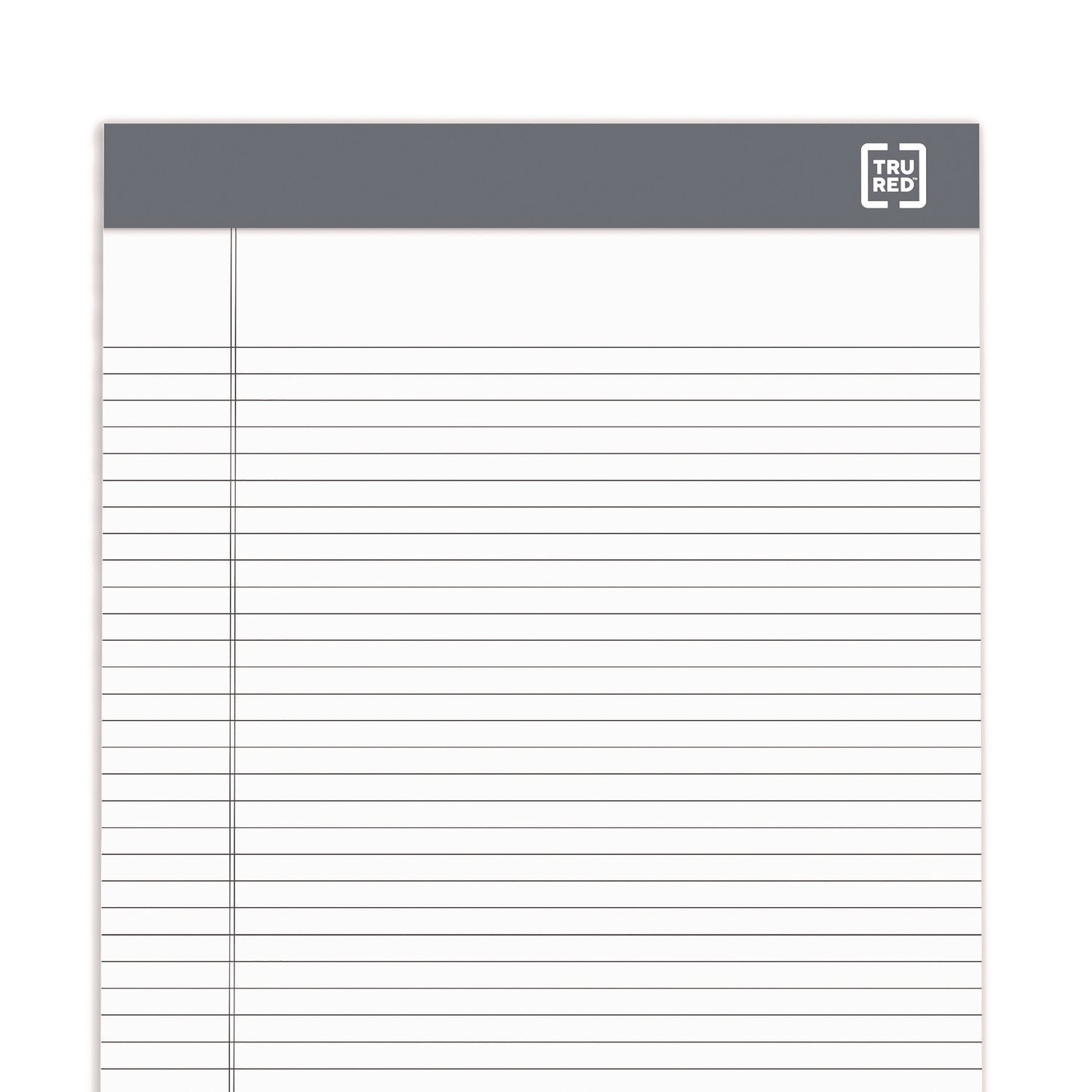 Notepads, Narrow Rule, 50 White 5 x 8 Sheets, 6/Pack
