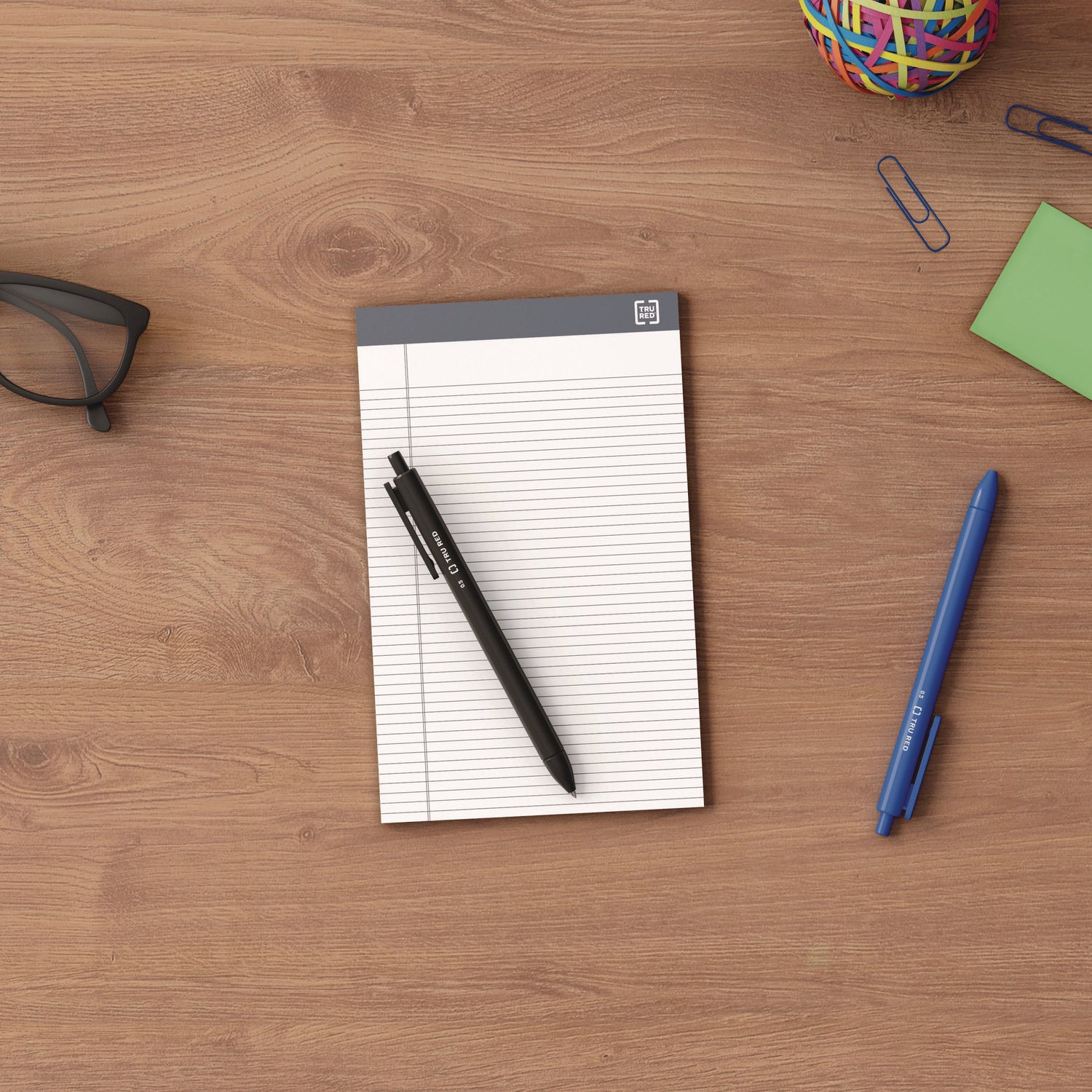 Notepads, Narrow Rule, 50 White 5 x 8 Sheets, 6/Pack